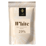 Real white chocolate drops 29%